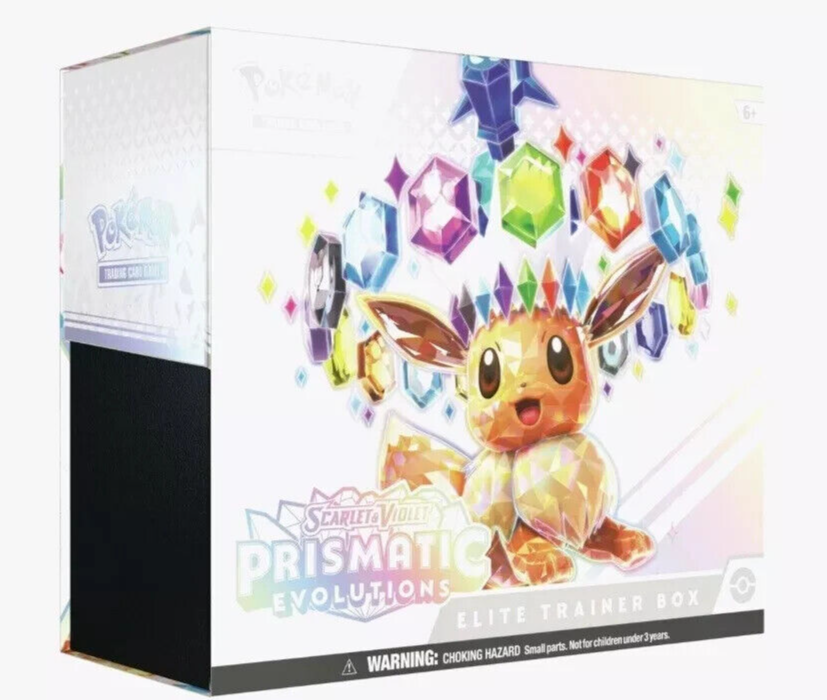 Pokémon TCG Prismatic Evolutions Elite Trainer Box CASE ETB